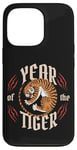 iPhone 13 Pro Year of the Tiger Fierce Traditional Vintage Chinese Zodiac Case