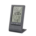 IUASNZ Thermomètre numérique hygromètre température capteur d'humidité Moniteur Compteur Multifonction réveil Station météo jauge