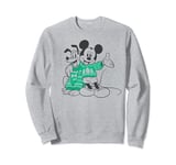 Disney Mickey And Pluto Christmas Outline Sweatshirt