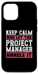 iPhone 12/12 Pro Keep Calm And Let The Lean Kanban Manager Project Management Case