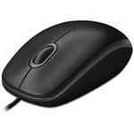 Logitech B100 Ambidextrous Optical USB Mouse - Black 910-003357