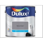 Dulux Smooth Emulsion Matt Paint - Natural Slate - 2.5L - Walls and Ceiling