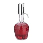 Relaxdays Distributeur d’Eau, Pompe à Main, Fontaine à Boissons Manuelle, capacité de Remplissage de 2,4 l, Transparent