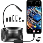 1920P HD Snake Inspection Endoscope, Type C Endoscope, Scope Camera med 8 LED-lampor för Android och iOS Smartphone, iPhone, iPad, Samsung