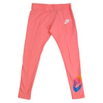 NIKE NSW Favorites FF Leggings Girls Leggings - Pink, Small