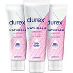 Durex Naturals Sensitive 2+1 voitelugeeli edullinen pakkaus 3x100 ml