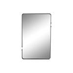 DKD Home Decor Miroir Mural Miroir Noir Doré Métal (52 x 4 x 82 cm)