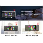 Projection Alarm Clock Digital Mirror Projection Alarm Clock 6 Brightness Levels