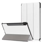 Etui Smartcover blanc Samsung Galaxy Tab A7 SM-T500 2020 10,4 pouces Wifi / 4G - Housse blanche coque de protection tablette pour New Galaxy Tab A7 2020 T500/T505/T507 10.4 pouces - accessoires pochette XEPTIO