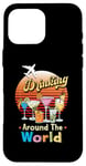 iPhone 16 Pro Max Drinking Around The World Travel Around The World Travelers Case