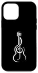 Coque pour iPhone 12 mini Guitare musique clef de sol pour guitaristes ou musiciens