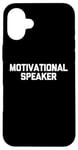 Coque pour iPhone 16 Plus Enceinte motivante – Déclaration amusante sarcastique fantaisie cool