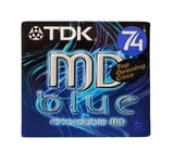 TDK MD Blue 74 Minutes Blank Minidisc