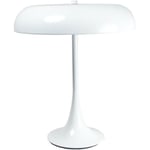 Lampe design, Lampe à poser retro madison lt Blanc en Metal Aluminor