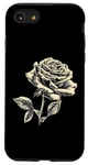 Coque pour iPhone SE (2020) / 7 / 8 Vintage Botanique Rose Fleur Fille Mignon Floral Plant Mom