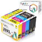 Topkolor Compatible Epson 29 XL 29XL Ink Cartridges Replacement for Epson Expression Home XP342 XP345 XP-245 XP235 XP442 XP 352 XP245 XP335 Printer, 5 Multipack