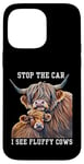 Coque pour iPhone 14 Pro Max Arrêtez la voiture, je vois une éleveuse de vaches moelleuses qui aime les vaches