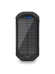 Mikamax QI Solar Powerbank - musta - 20000 mAh