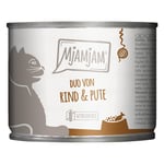 MjAMjAM Duo 6 x 200 g - deilig biff og god kalkun på dampet gresskar