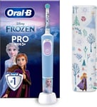 Oral-B Kids PRO Disney FROZEN, 2 Modes Electric Toothbrush,Travel Case GIFT SET 