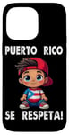 iPhone 14 Pro Max Puerto Rico Se Respeta Boricua Flag Kid PR Protest Case