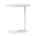 Muuto - Relate Side Table Off-White 60,5 cm - Sidebord - BIG-GAME - Hvit - Metall/Tre