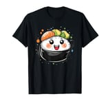 Kawaii Sushi Cute Smiling Sushi Roll T-Shirt