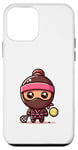 Coque pour iPhone 12 mini Squash mignon de jeu de court de tennis Ninja