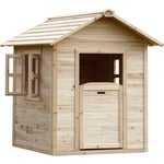 AXI - Noa Maison Enfant en Bois fsc Maison de Jeux pour l'extérieur / Jardin en marron & vert Maisonnette / Cabane de Jeu avec des Fenêtres