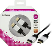 HDMI-kabel 2.0 19-pin HDMI ha- ha svart 2m