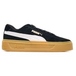 Puma Womens Smash Platform Trainers - Black - Size UK 6