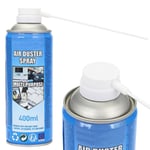 1 x 400ml Compressed Air Can Duster Spray Multi Purpose Can Cleaner Pc Laptop