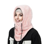 joyoldelf Cagoule Ski pour Femme Homme - Bonnet de Tempête Hiver, Chapeau Balaclava, Masque Fille de Ski, Ski Accessoire, Cadeau de Noël pour la Famille, Amis, Collègues, Petites Amies, Epouse（Rose）