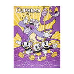 Grupo Erik Cuphead Puzzle | 500 Piece Jigsaw Puzzles | 24 x 17 inches - 61 x 45.7 cm | Cuphead Ready For The Devil´s Dance? | Includes Gift Box & Poster | Home Decor