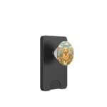 Golden Retriever and Blooms Harmony Pissenlit Jardin Floral PopSockets PopWallet pour MagSafe