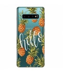 Coque Galaxy S10 Ananas hello tropical fruit Exotique