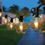 Guirlande Guinguette Extérieure,9,5 m Guirlande Lumineuse Extérieure/Intérieur Étanche avec 25+4 Ampoules,Guirlande Guinguette