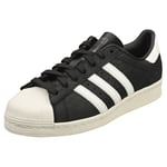 adidas Superstar 82 Mens Fashion Trainers in Black White - 9.5 UK