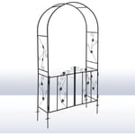 Arche de Jardin en métal avec portillon