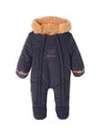 VERTBAUDET Combi-pilote en velours bébé doublée sherpa marine 9M(71CM)