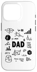 iPhone 16 Pro Dad 6 Times Dad of 6 Math Father to the 6th Power Case