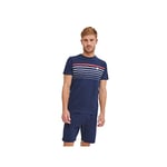 Serge Blanco Homme Ser/1/Enc Ensemble De Pijama, Bleu3, M EU