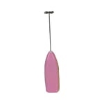 Coffee Milk Whisk Stirrer - Electric Milk Whisk Frother Mini Handheld Egg Beater Mixer Foamer Stirrer Whisk for Coffee Milk Drink Kitchen Tool - Pink