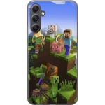 Samsung Galaxy A15 5G Genomskinligt Skal MineCraft