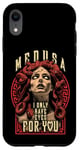 iPhone XR Valentine's Day Medusa Woman I Only Have Eyes For You Heart Case