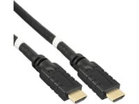 Premiumcord Hdmi Høyhastighets Med Ether.4K@60Hz-Kabel Med Forsterker, 20M, Trippel Skjerming, M/M, Gullbelagte Kontakter (Kphdm2r20)