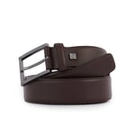 Fashion Belt PIQUADRO Modus Men Leather Adjustable Brown - CU5927MOS-M