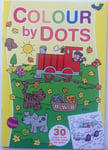 Colour by Dots book - yellow cover