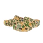 Crocs Unisex Classic Printed Camo Clog, Green, 4 UK