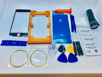 Front Glass, Screen Repair Kit for iPhone 6 Black, Loca Glue, Uv Torch, Mould